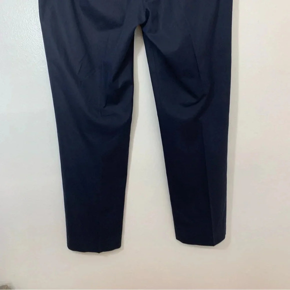 Talbots Pants Woman 6 Curvy Navy Blue Straight Career Classic Office Capsule - Picture 6 of 11